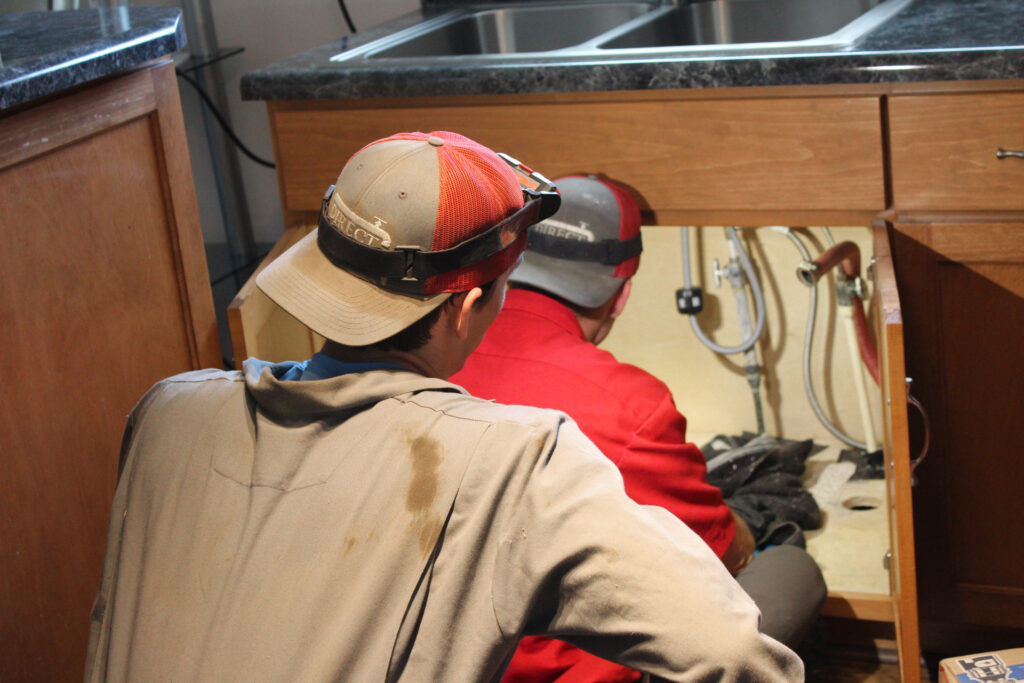 Under Sink Fixture Repair